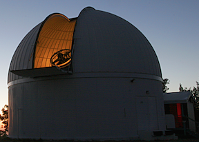 Figure 1: Part of the Catalina Sky Survey, this 1.52-meter Cassegrain telescope was used to discover 2014 JO25 in May 2014.  The observatory is located just north of Tucson, Arizona in the Santa Catalina Mountains.