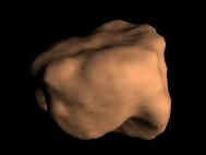 Asteroid Golevka animation