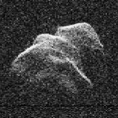 Asteroid 4179 Toutatis November 26, 1996 Image courtesy of Steve Ostro, JPL