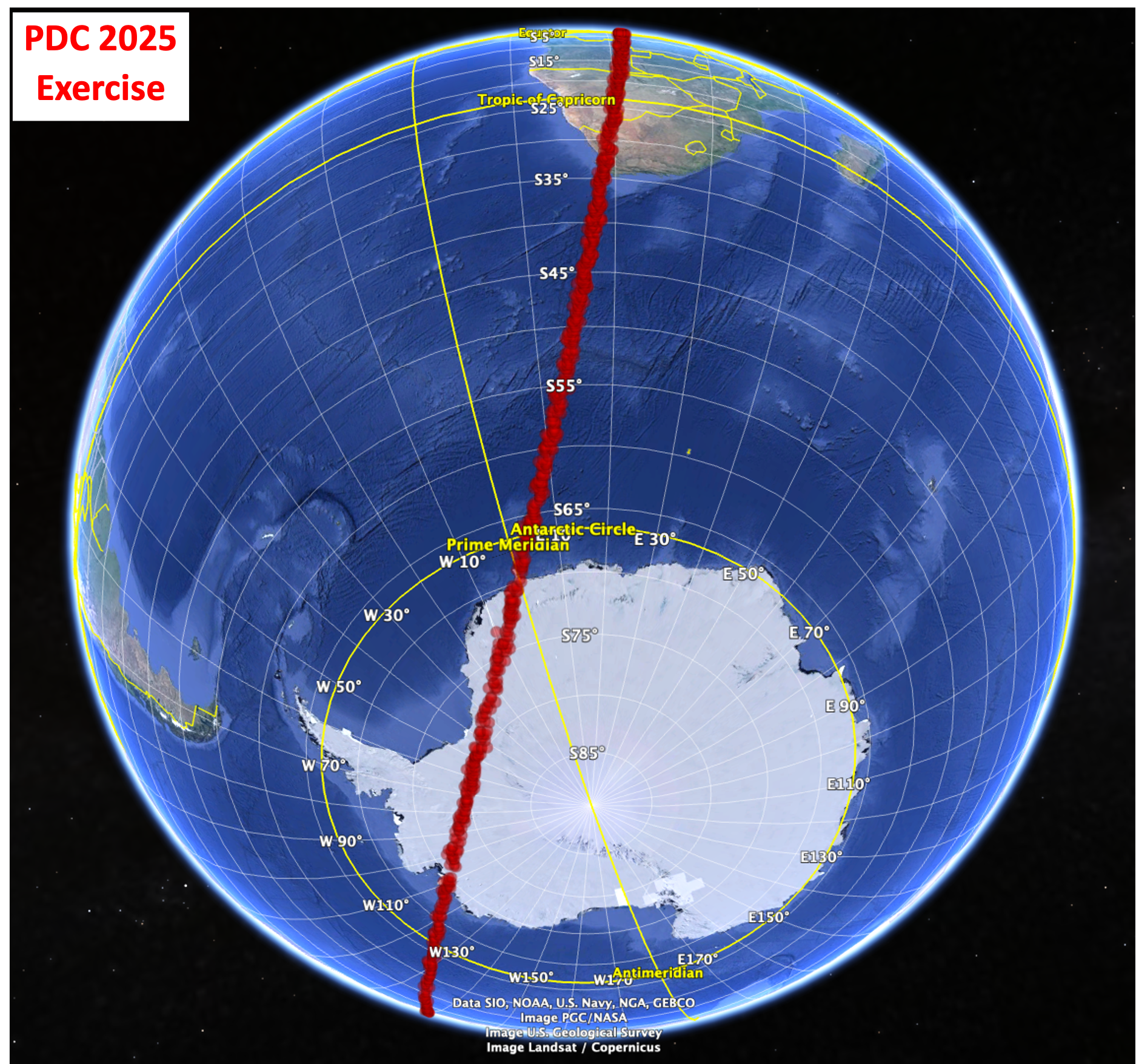 Risk corridor for 2024 PDC25 - Southern portion